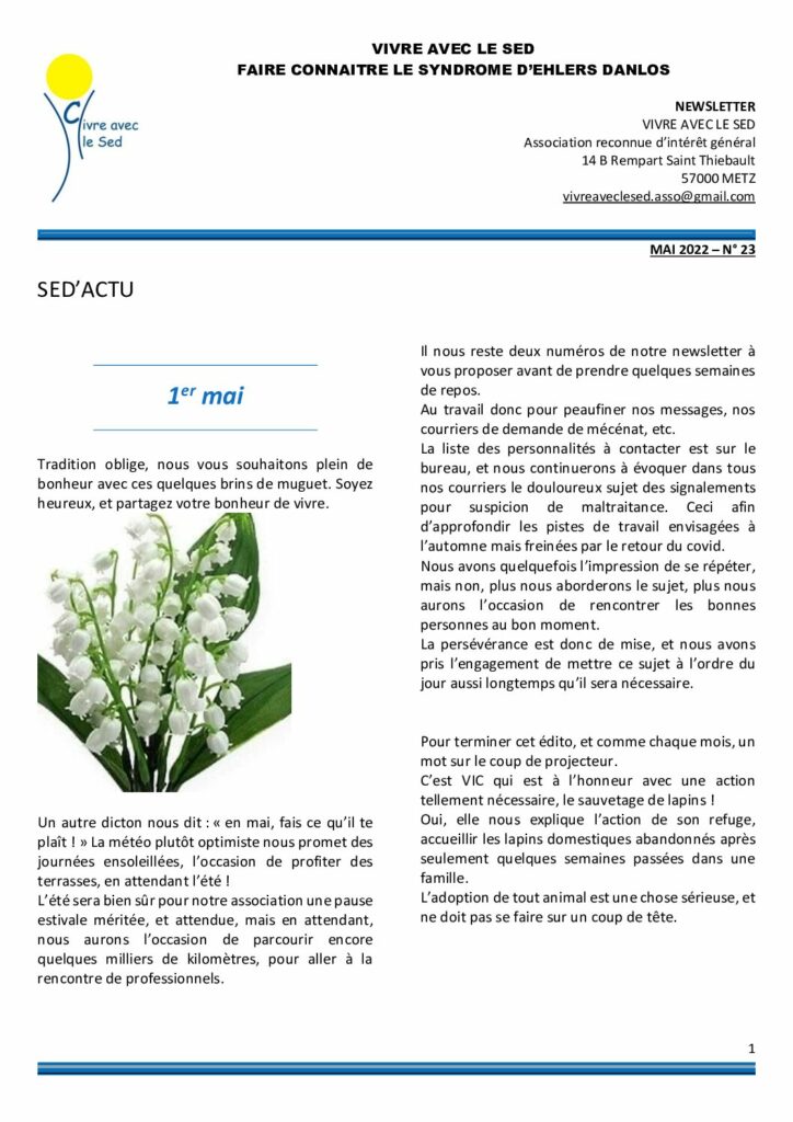thumbnail of NEWSLETTER N23-05-2022