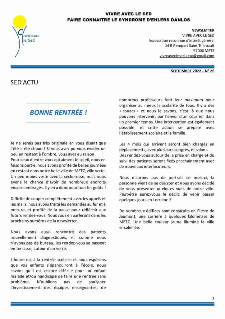thumbnail of NEWSLETTER N26-09-2022