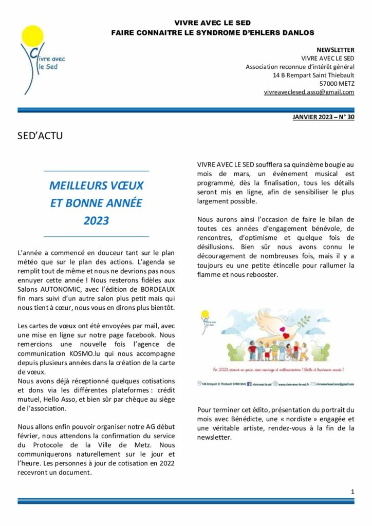 thumbnail of NEWSLETTER N30-01-2023