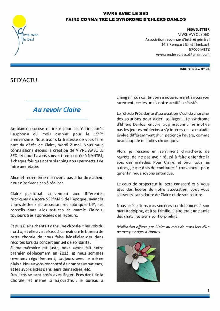 thumbnail of NEWSLETTER N34-05-2023